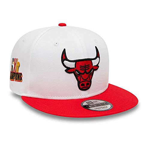 New Era Chicago Bulls NBA White Crown Patches White 9Fifty Snapback cap - S-M (6 3/8-7 1/4)