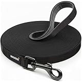 Rudelkönig Schleppleine 20m für große Hunde - Robuste & wetterfeste Hundeleine für eine erfolgreiche Hundeerziehung - Mit Handschlaufe
