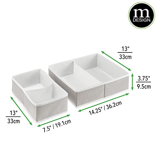 Mdesign 12940MDB Fabric Drawer Organizer Bins thumb #1