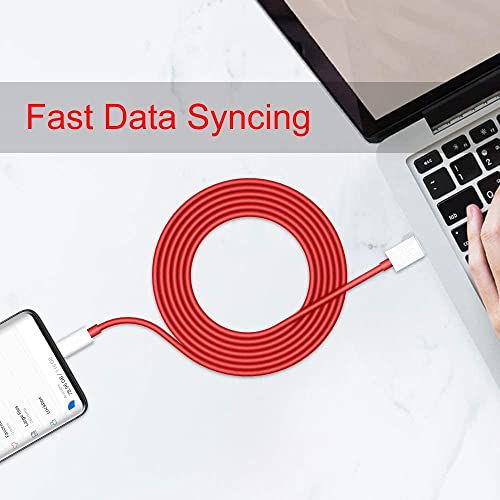 Image of Si Original One plus 30W USB Type C Data Sync Fast Charging Charger Cable for One Plus 12 5G,12r,11,11r,10r,10t,10,10 pro,9 Pro,8,8T,7t,7t Pro,6,5, Nord (30w Type C Cable)