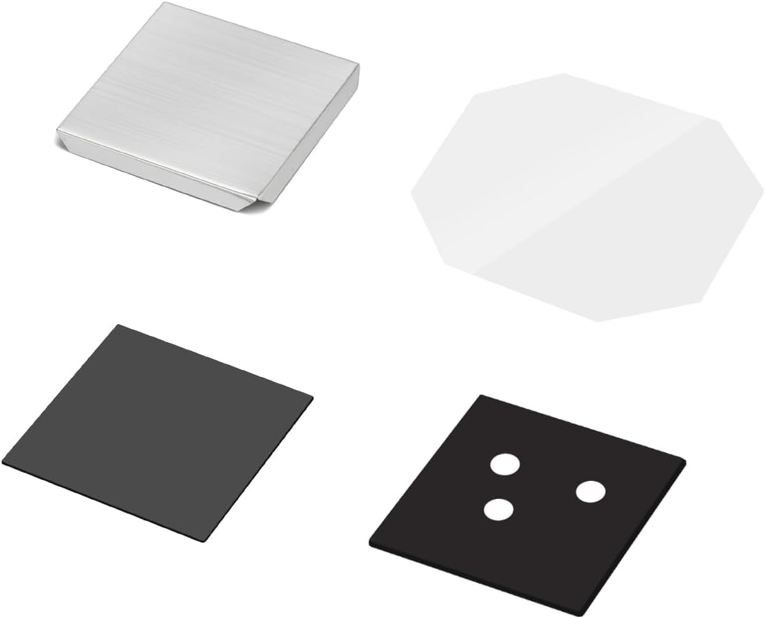 1000 Sets Acrylic Magnet Materials Suitable for 2.5x2.5inch DIY Photo Fridge Magnet Supplies