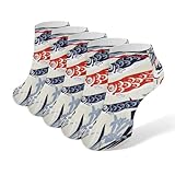 [PochY] ソックス 靴下 メンズ レディース 和風 水彩 鯉のぼり 五月鯉 スニーカーソックス くるぶしソックス ショートソックス 抗菌防臭 吸汗 通気性 アンクルソックス スポーツソックス 男女兼用 5足セット