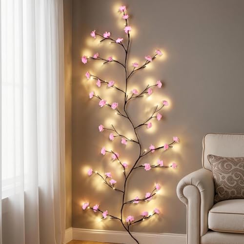 CAMANTU Rose Willow Vine Lights