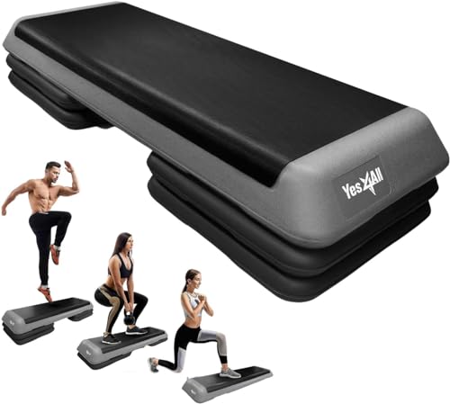 Yes4All KC6V Verstelbaar Aerobic Step Platform met 4 Risers - Ste...