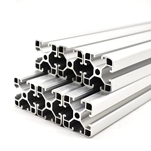 6 StückAlu-Profil Bauprofil Nut 8 1 Stück 40x40 Zuschnitt 1400 mm