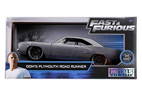 Jada Fast & Furious 1:24 Dom's 1970 Plymouth Roadrunner miniatura 6