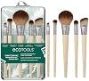 Set de brochas de maquillaje EcoTools 6 piezas Start the Day Beautifully, brochas para sombra, rubor, corrector y base, ecológico, set de regalo, cerdas sintéticas, vegano y libre de crueldad 2