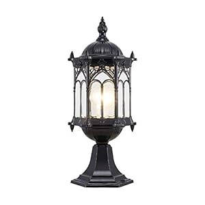 AYCDL Retro Säulenlampe für Außenbereich