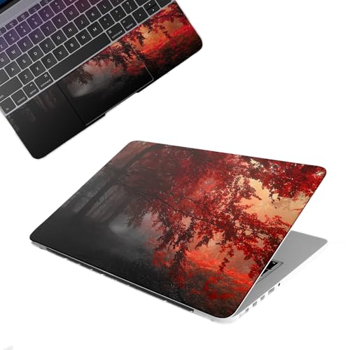 Image of Galaxsia Scenery D4 Top+Wrist Pad Vinyl Laptop Skin /Sticker /Cover Upto 15.6 Inches Laptops Laminated-Removable-HD Quality Compatible for Hp-Dell-Sony-Lenovo-Asus etc.(15x10 Inches)