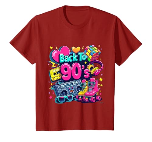 Back To The 90's Funny Retro I Love 1990s Ochenta Vintage t-shirt