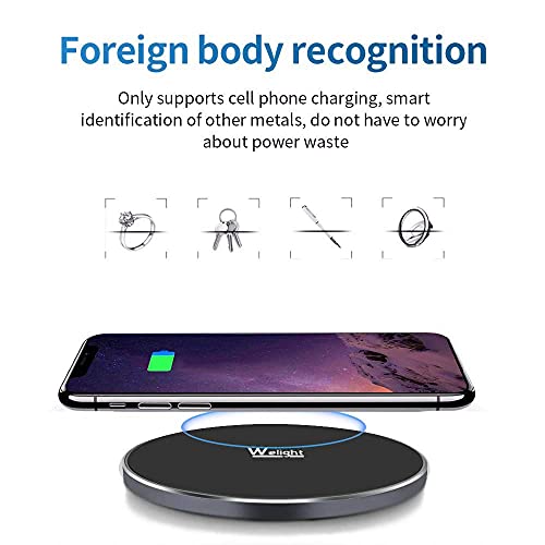 WELIGHT - Caricabatterie wireless universale Fast