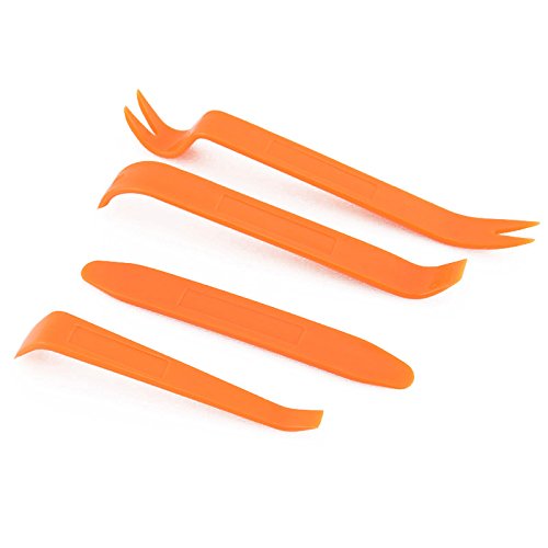 RoverOne Lot de 4 outils à main portatifs pour panneau d'autoradio, panneau de porte, garniture de panneau de porte, kit d'outils de réparation Cover