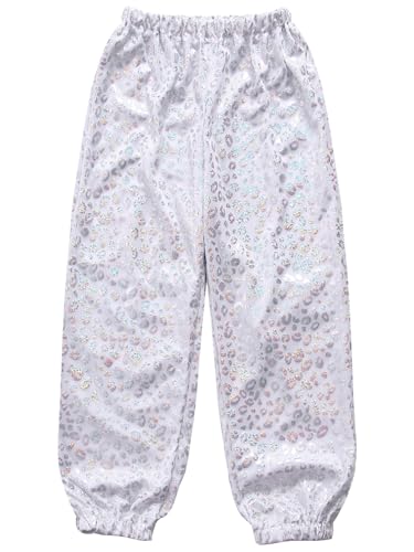 Unisex Kids Boys Girls Print Harem Trousers Elastic Waistband Casual Long Pants3