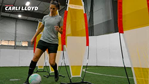 Powernet Portable Defender Practice Dummy For Soccer And Basketball 77" X 23 | Simulate Shooting Around Defense | Practice Set Pieces Direct Kicks Walls Dribbling | Work Picks Screens Jumpshots #TOP2