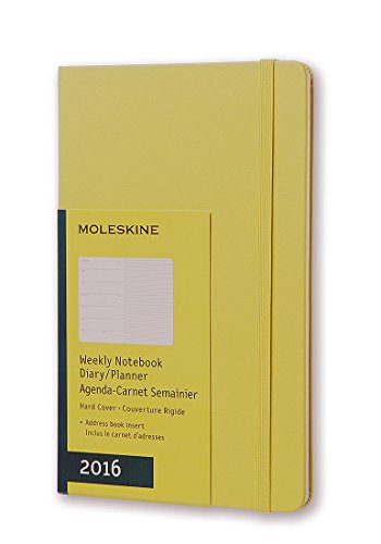 Moleskine Classic 12 Month 2016 Weekly Planner, Hard Cover, Large (5