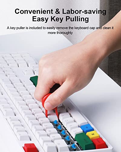 Eugle Mart Keyboard Cleaner, 5 in 1 Keyboard Cleaning Brush Kit Soft Brush, Keyboard Cleaner Dust Remover Key Puller, Computer Cleaning Tools... - Image 5