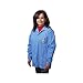 Desco 73505 Heavy Duty ESD Smock, Blue, Size Small