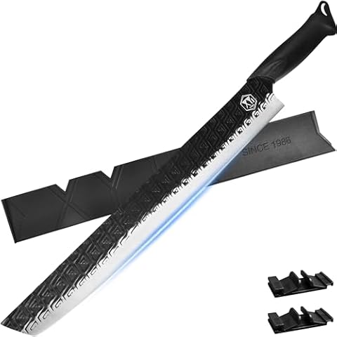 XYJ Japanese Chef Knife Set Professional,Slice Cooking Knife,Camping Kitchen Knives with Cover,Butcher Carving Brisket Knives,Full Tang (Cooking Knife) Cover