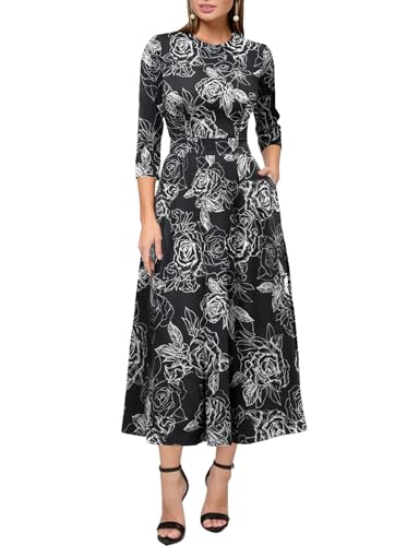 Image of Simple Flavor Women's Vintage Dress Sleeveless O-Neck Party Cocktail Dress