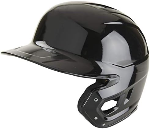 Rawlings Mach Single-Ear Baseball Batting Helmet, Right-Handed Batter, Adult Small, Black