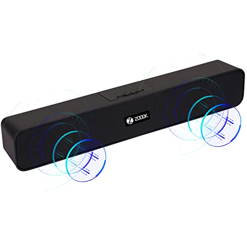 Image of Zoook Melody Bluetooth Soundbar 24W /USB /TF /AUX-in /FM /Bluetooth 5.0 /2500 mah Battery /Portable /Bluetooth Speaker (Black)