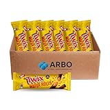 Twix Wafer Rolls 6x22,5g – Knusprige Waffelröllchen mit zartschmelzender Milchschokolade & cremigem Karamell – Schoko-Genuss mit extra Crunch im 6er Pack