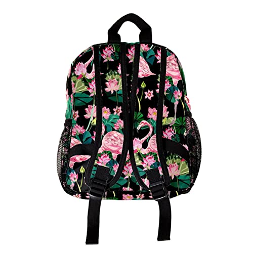 Sac à dos pour garçons et filles flamant rose petit format 30cm cartable multicolore - 2