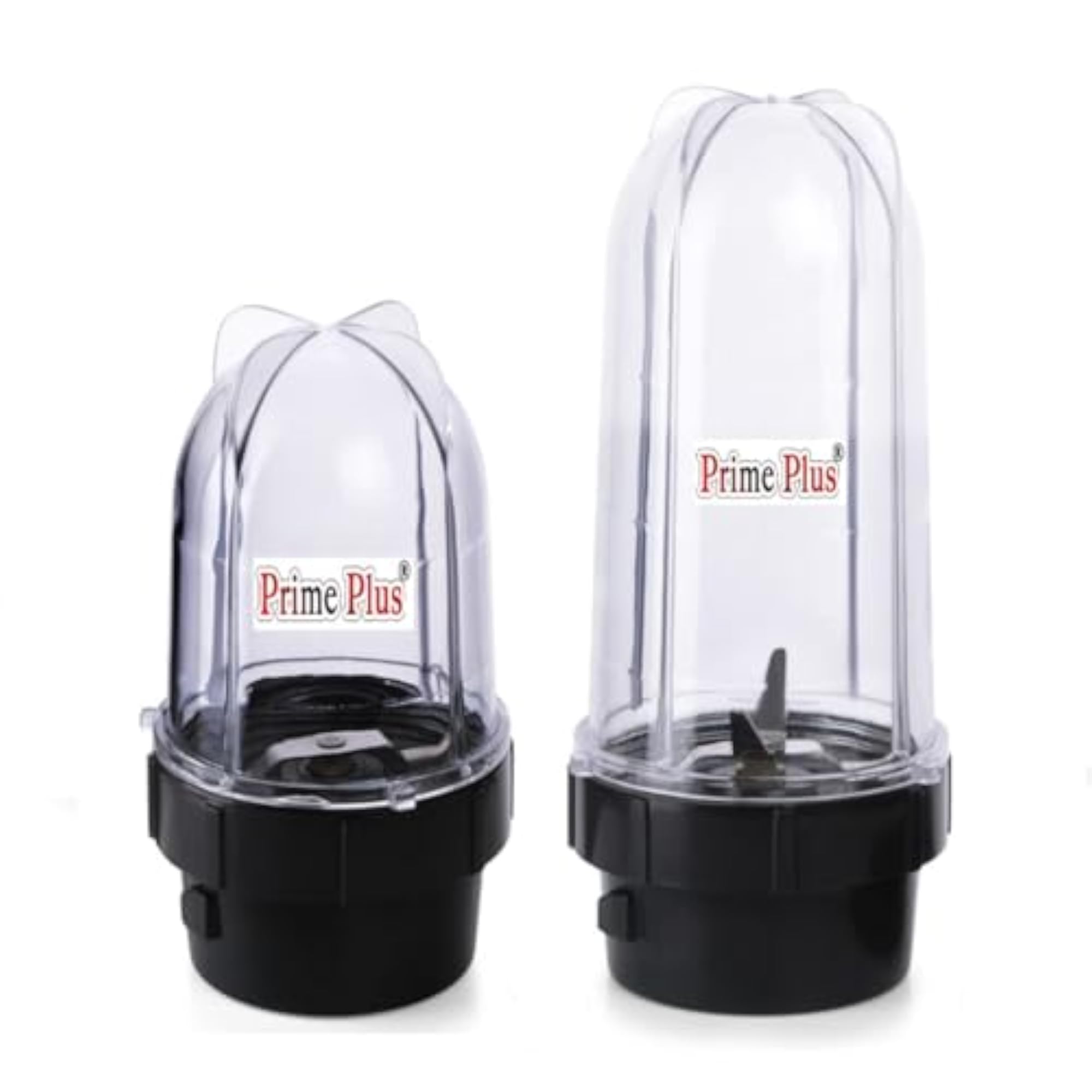 Heavy ABS Plastic Mixer Grinder Bullet Jar Set, 350ml & 530ml