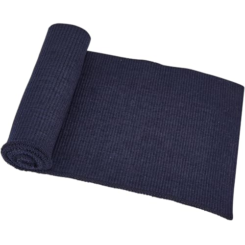 GORGECRAFT Poignets Côtelés en Tricot Extensible pour Couture de Col Bandes D'Ourlet Bordure en Tissu Fabriqué à la Main pour Manches Poignets Veste...