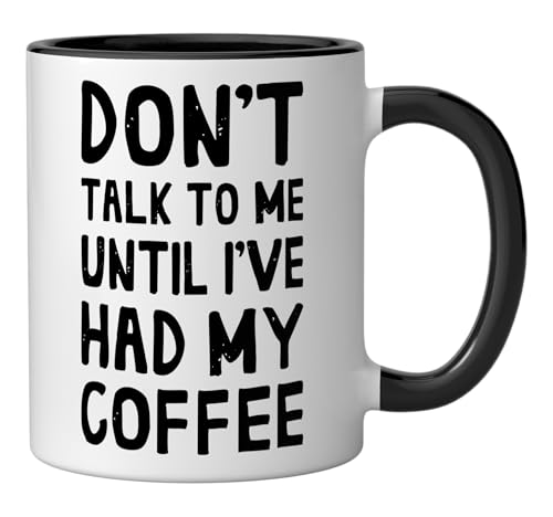 Taza de cerámica Don't Talk To Me Until I've Had My Coffee miniatura 2
