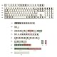 YMDK 161 Tasten 9009 Tastenkappen Deutsch QWERTZ Cherry Profile Dye Sub Top Print PBT Tastenkappe für 61/68/87/98/104/108 Layout MX Mechanische Tastatur