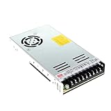 LRS-350-48 350W Single Output Switching Power Supply 90-132/180-264VAC to 48VDC, Industrial Grade, 1U Low Profile, Reliable, Efficient, UL Certified