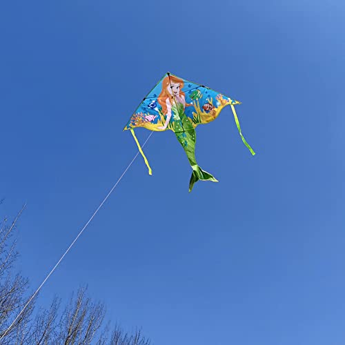 Kaidenic 55Inch Mermaid Kite With Flying Lines Easy To Fly For Kids And Adults #TOP4
