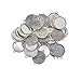 freneci 50x Leere Lünette Runde Cabochon Anhänger Einstellung Schmuck Findetabletts 12 20mm - 18mm
