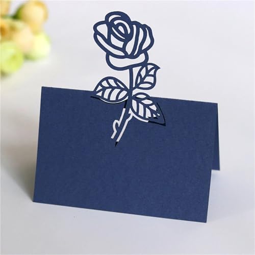 Numéro de table pliable et marque-place rose creuse pour fête d'anniversaire