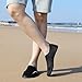 Sixspace Badeschuhe Damen Herren Wasserschuhe Schwimmschuhe Männer Frauen Strandschuhe Barfußschuhe für Strand Pool Meer Wassersport(487 Schwarz，39 EU)