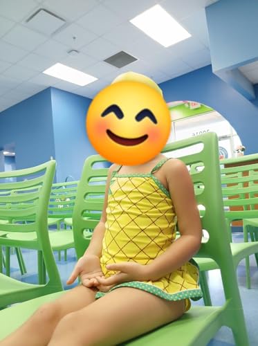 Baby Girls One Piece Swimsuit Yellow Swimwear Fruit Pineapple Bathing Suit Summer Beach Wear with Ruffle Butt4