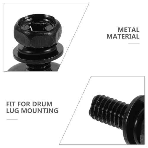 24 pares de tornillos para montaje de lug de tambor M4x13mm miniatura 7