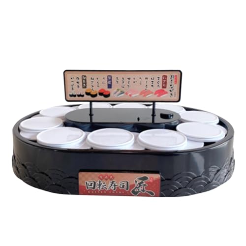 Soporte giratorio para tartas de carrusel, soporte giratorio para exhibición de postres, plato giratorio para exhibición de postres, soporte giratorio para exhibición de postres de sushi para