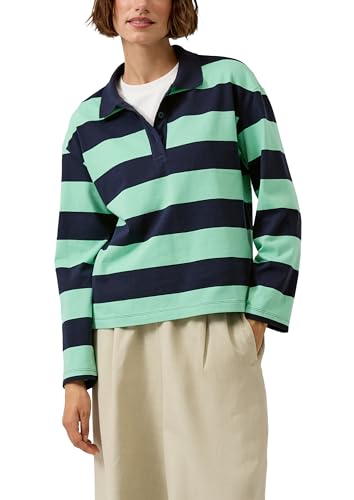 Sweat-shirt avec col polo s.Oliver pour femme look casual branché