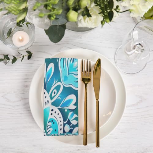 Servilletas de tela Mandala set de 6 50.5x50.5 cm miniatura 6