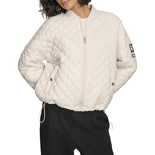 Doudoune à taille cintrée Femme veste d'hiver matelassée chaude