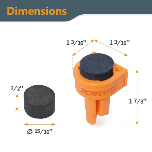 image for POWERTEC 12PCs Bench Dogs for 3/4