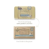 A LA MAISON Fresh Sea Salt Bar Soap - Triple French Milled Natural Moisturizing Hand Soap Bar (1 Bar of Soap, 8.8 oz) — image 3