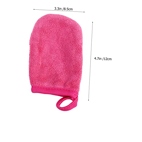 FRCOLOR 9 Peças Luvas Faciais De Microfibra Luvas De Limpeza Facial Panos De Limpeza Facial Reutiliz