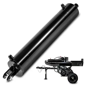 5x24 Hydraulic Log Splitter Cylinder - 5" Bore x 24" Stroke, Double Acting, 3500 PSI, Welded Heavy Duty