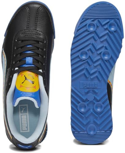 Puma - Juniors Roma Pinball Shoes, Color Puma Black/Aquamarine/Victoria Blue, Size: 7 M US Big Kid4