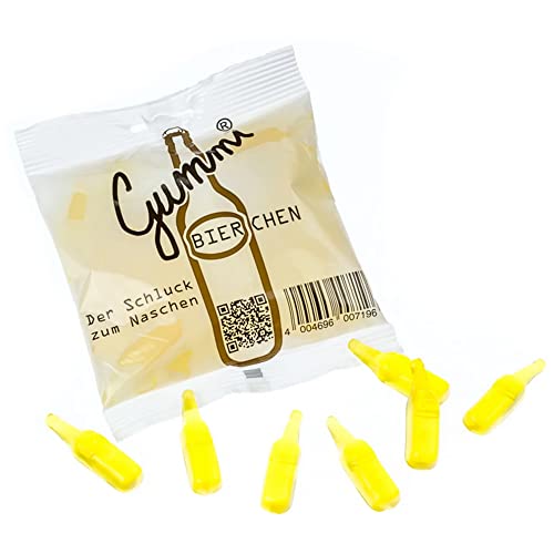 10 cervezas de goma para frutas en pequeñas botellas de cerveza, idea de regalo, 150 g juntas, 1,5 kg de goma (sin alcohol) Cover