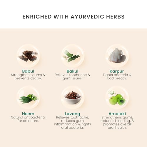 Image of Gumcare Gel Toothpaste Ayurvedic Blend with Neem, Babul, Bakul, Lavang & Amalaki for Strengthens Gums, Eliminating Bad Breath & Cleaning Teeth | Natural Gum Care for Redness, Bleeding & Swollen Gums | Natural Dental Gel for Sensitivity Protection, Fighting Cavities & Complete Oral Wellness - 50 Gm (Pack of 1)