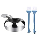 【Regalo perfecto】Aokyom Cenicero Coche es un hermoso regalo para abuelos, padres, esposos, amigos y otras personas a las que les gusta fumar. La apariencia elegante, simple y elegante es una buena opción de regalo 🎁